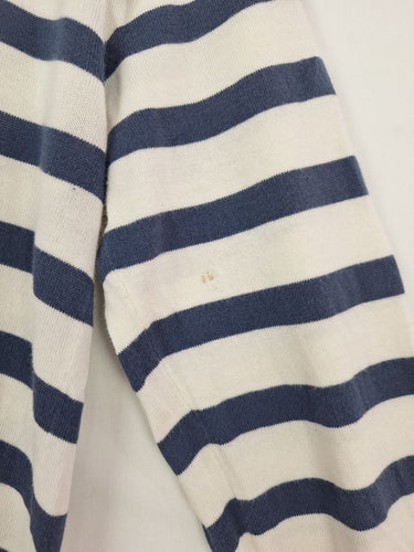 Second-Hand - Isabella Oliver Nautical Striped Long Line Cardigan Size S - SwapUp