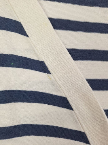 Second-Hand - Isabella Oliver Nautical Striped Long Line Cardigan Size S - SwapUp