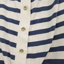 Second-Hand - Isabella Oliver Nautical Striped Long Line Cardigan Size S - SwapUp
