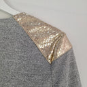 Second-Hand - Runaway Sleek Gold Cap Sleeved Cardigan Size 6 - SwapUp