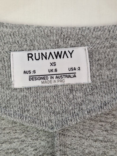 Second-Hand - Runaway Sleek Gold Cap Sleeved Cardigan Size 6 - SwapUp