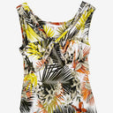 Second-Hand - Anthea Crawford Slinky Jungle Patterned Top Size M - SwapUp
