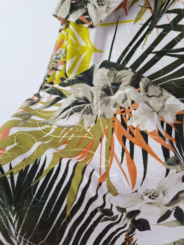 Second-Hand - Anthea Crawford Slinky Jungle Patterned Top Size M - SwapUp