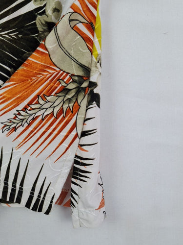 Second-Hand - Anthea Crawford Slinky Jungle Patterned Top Size M - SwapUp