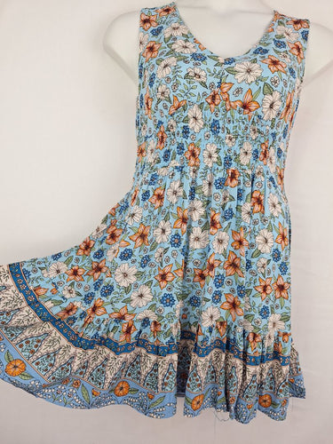 Second-Hand - Sanctum Shirred Waist Beach Throw On Dress Size S - SwapUp