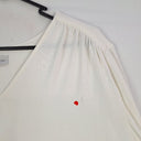 Second-Hand - Veronika Maine Stark White Essential Office Blouse Size 16 - SwapUp