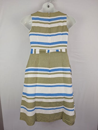 Second-Hand - Sportscraft Striped A Line Boat Dress Size 10 - SwapUp