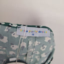 Second-Hand - Little Party Dress Jungle Green Cotton Patterned Wrap Dress Size 10 - SwapUp