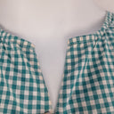 Second-Hand - Kholo Blue Green Gingham Tie Waist Dress Size 16 - SwapUp