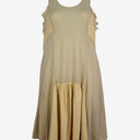 Second-Hand - Twinset Butter Cream Lace Panelled Mini Dress Size L - SwapUp