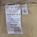 Second-Hand - Twinset Butter Cream Lace Panelled Mini Dress Size L - SwapUp