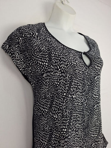 Second-Hand - Metalicus Spotted Casual Midi Dress Size M - SwapUp
