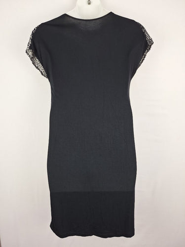 Second-Hand - Metalicus Spotted Casual Midi Dress Size M - SwapUp