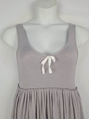 Second-Hand - Witchery Girl next Door Taupe Mini Dress Size M - SwapUp