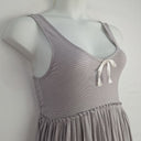 Second-Hand - Witchery Girl next Door Taupe Mini Dress Size M - SwapUp