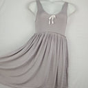 Second-Hand - Witchery Girl next Door Taupe Mini Dress Size M - SwapUp