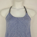 Second-Hand - Metalicus Linen Blend Blue Pinstripe Dress Size OSFA - SwapUp