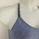 Second-Hand - Metalicus Linen Blend Blue Pinstripe Dress Size OSFA - SwapUp