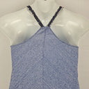 Second-Hand - Metalicus Linen Blend Blue Pinstripe Dress Size OSFA - SwapUp
