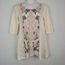 Second-Hand - Johnny Was Embroidered Sweet Tunic Blouse Size M - SwapUp