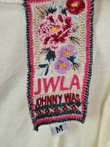Second-Hand - Johnny Was Embroidered Sweet Tunic Blouse Size M - SwapUp
