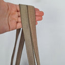 Second-Hand - Biba Steel Grey Leather Crotchet Tote Bag - SwapUp