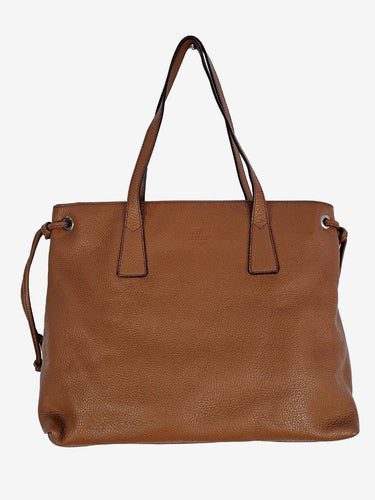 BASLER Hazelnut Pebble Leather Tote Bag