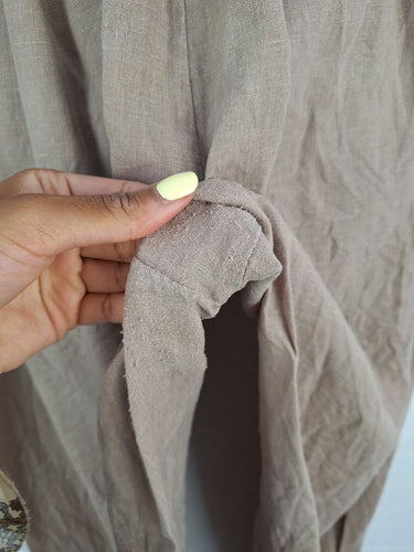 Second-Hand - Ridley Latte Linen Beach Pants Size XL - SwapUp