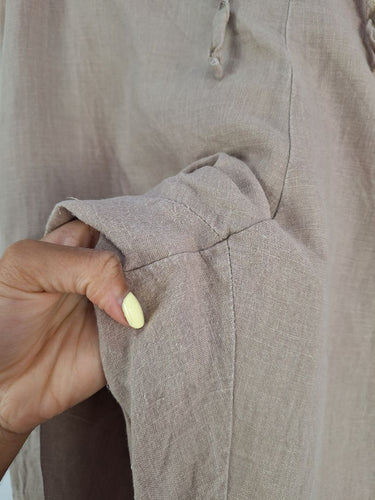 Second-Hand - Ridley Latte Linen Beach Pants Size XL - SwapUp