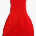 Second-Hand - Ess the Label Strawberry Soft Flare Linen Mini Dress Size 10 - SwapUp