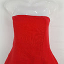 Second-Hand - Ess the Label Strawberry Soft Flare Linen Mini Dress Size 10 - SwapUp