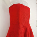 Second-Hand - Ess the Label Strawberry Soft Flare Linen Mini Dress Size 10 - SwapUp