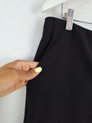 Second-Hand - Kianna Bandless Waist Essential Black Pants Size 12 - SwapUp