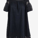 Second-Hand - Witchery Polished Crocheted Off The Shoulder Dress Size 8 - SwapUp