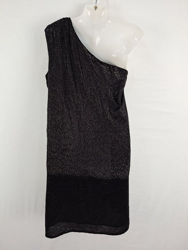 Second-Hand - Witchery Glimmery Sequined One Shoulder Dress Size 10 - SwapUp