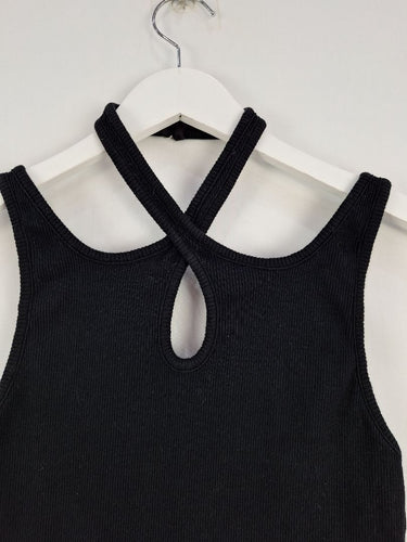 Second-Hand - Witchery Funky Cross Neck Singlet Top Size XS - SwapUp