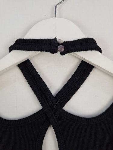 Second-Hand - Witchery Funky Cross Neck Singlet Top Size XS - SwapUp