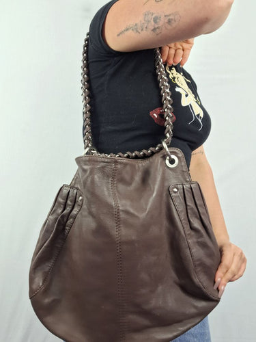 Second-Hand - Oroton Slouchy Chain Handbag - SwapUp