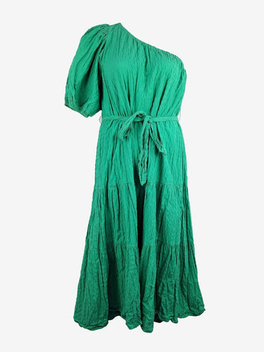Second-Hand Seed Delightful Green Tie Waist Day Dress Size 14 – SwapUp