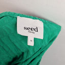 Second-Hand - Seed Delightful Green Tie Waist Day Dress Size 14 - SwapUp