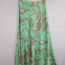 Second-Hand - Seed Mint Green Abstract Floral Skirt Size 8 - SwapUp