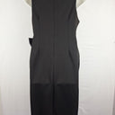Second-Hand - Liz Jordan Fancy Bow V Neck Midi Dress Size 14 - SwapUp