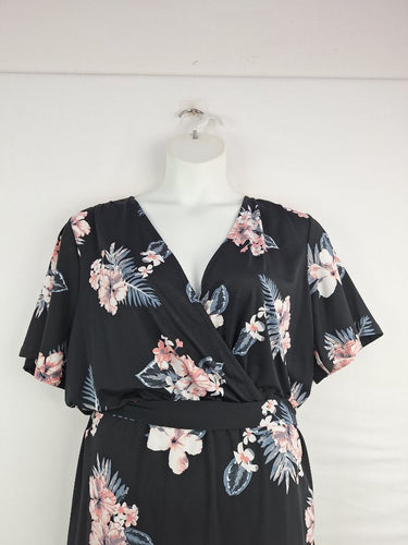Second-Hand - Savannah Vacation Floral Midi Dress Size 18 - SwapUp