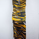 Second-Hand - Sass & Bide Mesmerising Paint Stroke Ruched Dress Size S - SwapUp