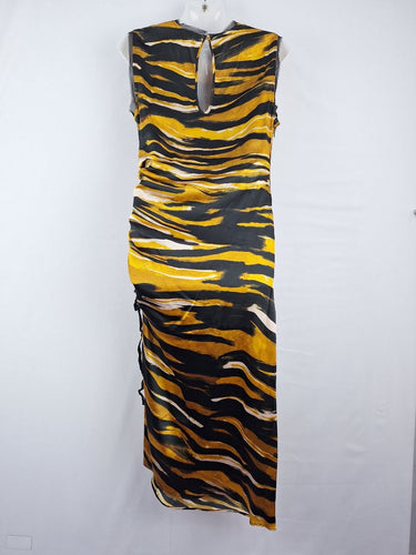 Second-Hand - Sass & Bide Mesmerising Paint Stroke Ruched Dress Size S - SwapUp