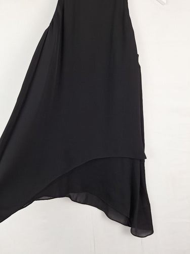 Second-Hand - Sass & Bide Pure Silk Ink Asymmetrical Blouse Size 8 - SwapUp