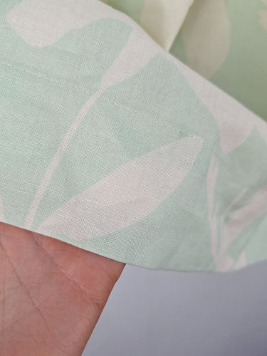 Second-Hand - Atmos & Here Sage Iris Linen Blend Mini Dress Size 12 - SwapUp