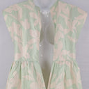 Second-Hand - Atmos & Here Sage Iris Linen Blend Mini Dress Size 12 - SwapUp