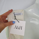Second-Hand - Atmos & Here Sage Iris Linen Blend Mini Dress Size 12 - SwapUp