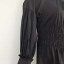 Second-Hand - White Sandstorm Cinched Button Up Polo Mini Dress Size M - SwapUp